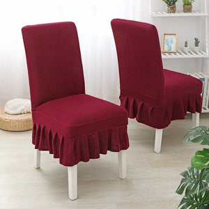 (with Skirt) Amazing Chair Cover Protection